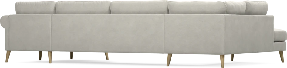 Bridge - 3-sits soffa med divan vänster och schäslong höger - Grå
