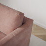 Friday - 2,5-sits soffa med divan vänster - Rosa