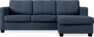 Nevada - 3-sits soffa med flyttbar schäslong - Blå