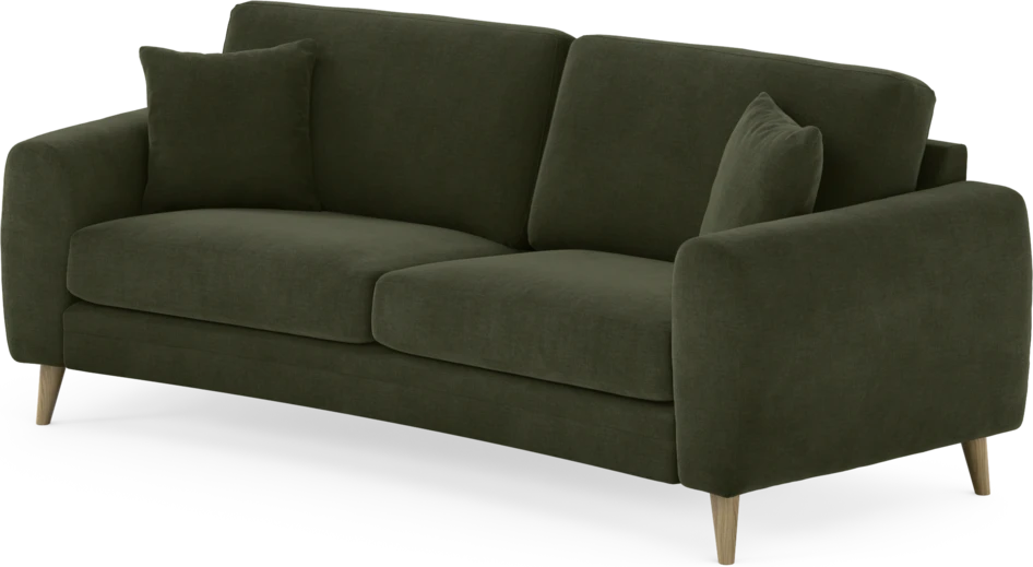 Eden - 2,5-sits soffa svängd - Grön