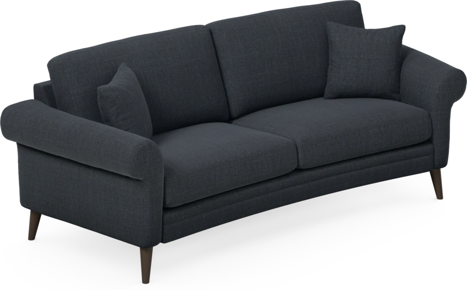 Eden - 2,5-sits soffa svängd - Blå