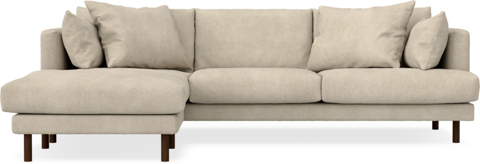 Harper - 4-sits med schäslong vänster - Beige