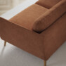 Madison Lux - 2-sits soffa med divan höger - Orange