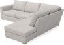 Friday - 2,5-sits soffa med divan höger - Grå