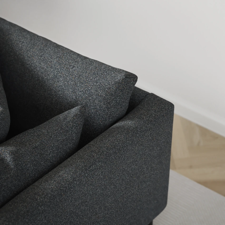 Harper - 3-sits soffa - Blå