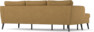 County - 3-sits soffa med flyttbar schäslong - Gul