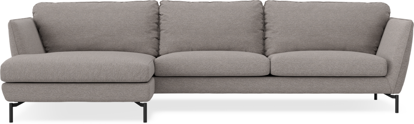 Madison - 3-sits soffa med schäslong vänster - Grå