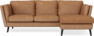 Madison - 2-sits soffa med schäslong höger - Orange