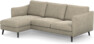 Madison Lux - 2-sits soffa med schäslong vänster - Beige
