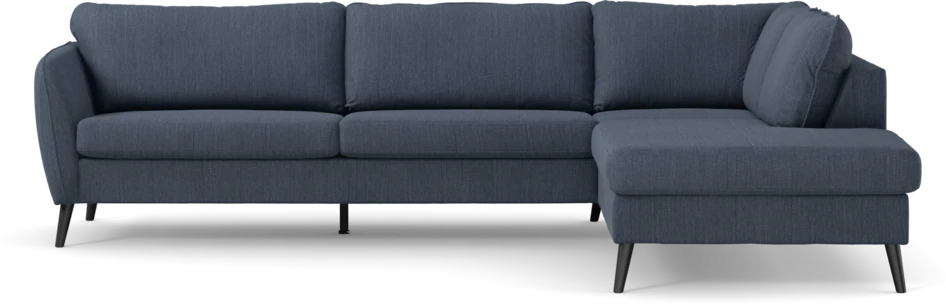 County - 2,5-sits soffa med divan höger - Blå