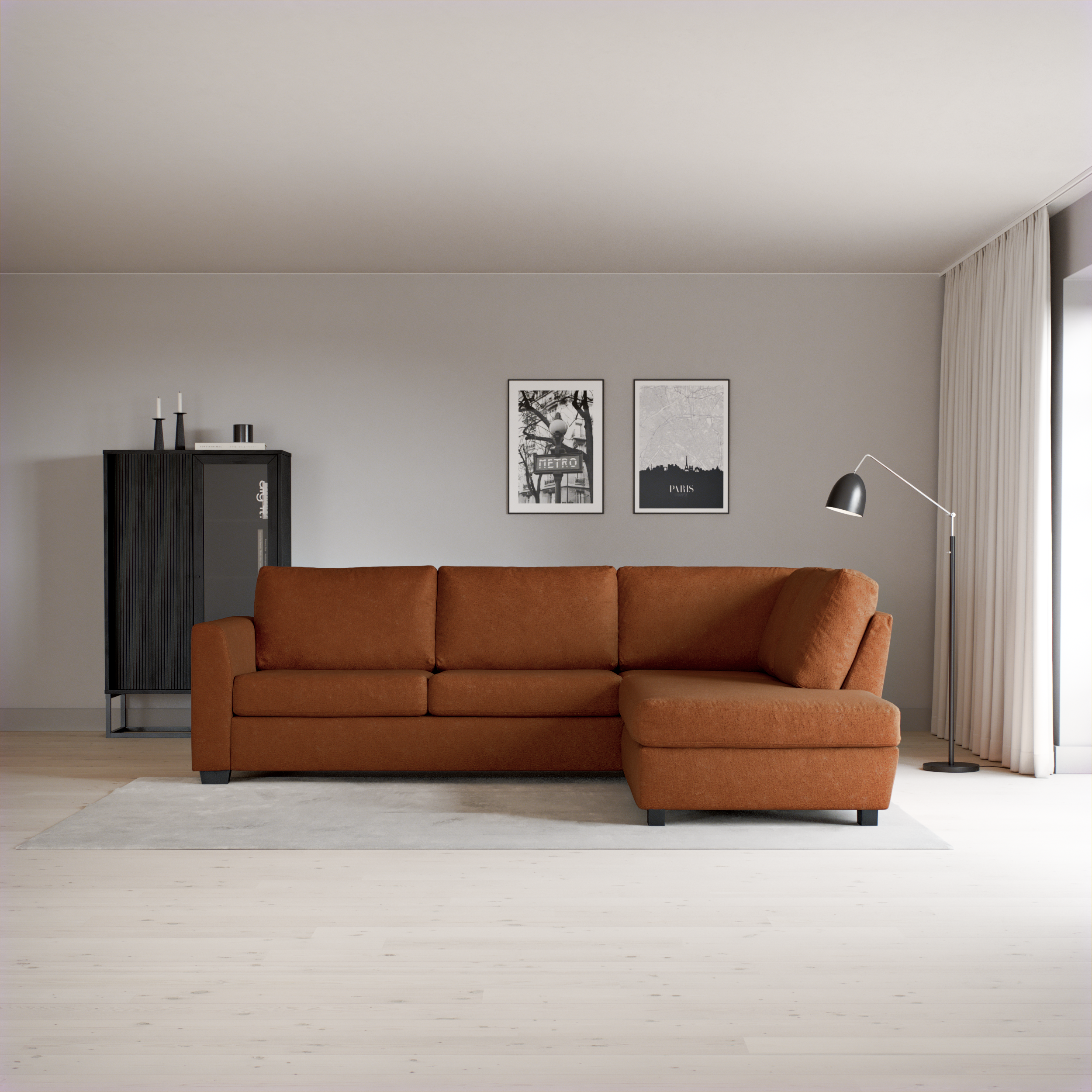 Friday - 2,5-sits soffa med divan höger - inspiration