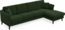 Eden - 3-sits soffa med schäslong - Grön