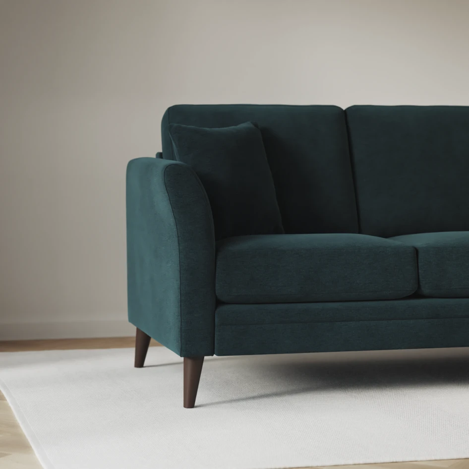 Eden - 2,5-sits soffa svängd - Blå