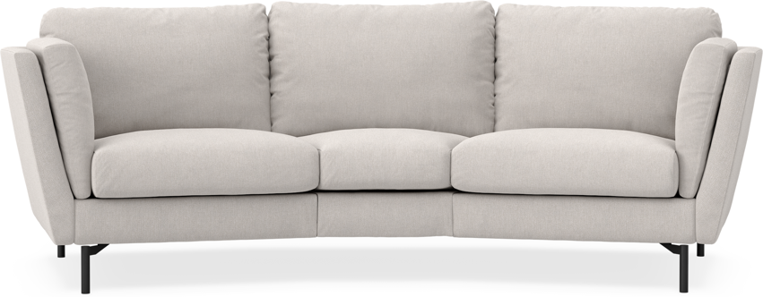 Madison - 3-sits soffa svängd, 70 cm - Grå
