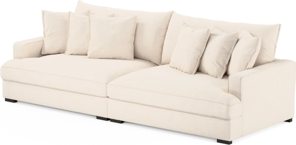 Rossi - 4-sits soffa - Vit