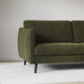 Madison Lux - 3-sits soffa med divan höger - Grön