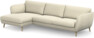 Madison Lux - 3-sits soffa med schäslong vänster - Vit