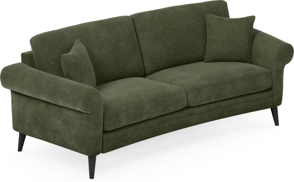 Eden - 2,5-sits soffa svängd - Grön