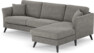 Eden - 2,5-sits soffa med schäslong - Grå
