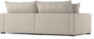 Rossi - 3-sits soffa, hel dyna - Beige