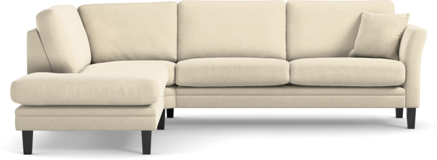 Eden - 2,5-sits soffa med divan - Beige