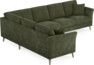 Eden - Hörnsoffa, 2+3-sits - Grön
