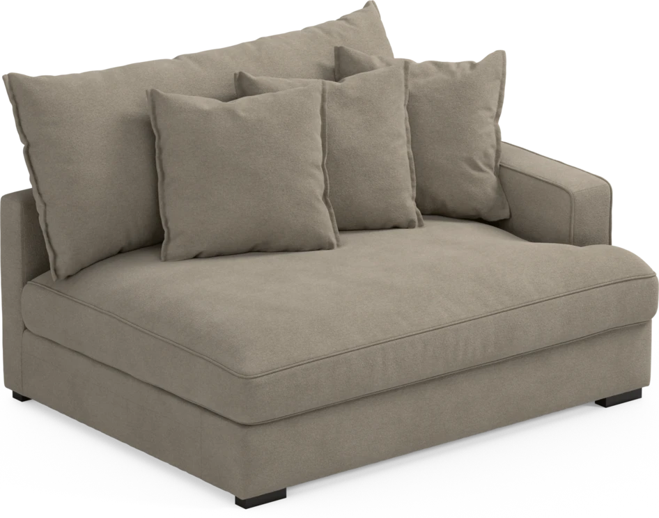 Rossi - 2-sits med armstöd höger - Beige