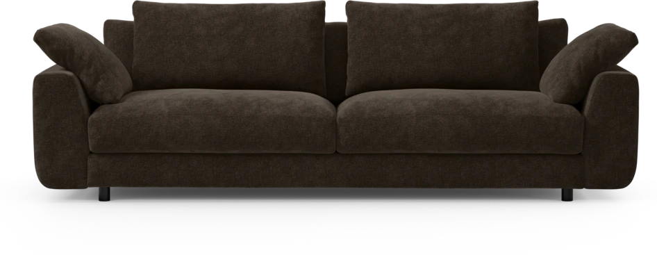 Amie - 4-sits soffa - Brun