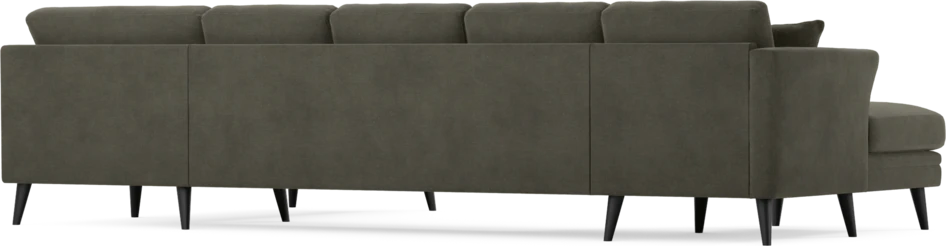 Eden - 3-sits soffa med schäslong vänster och divan höger - Grå