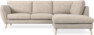 Madison - 2-sits soffa med divan höger - Vit