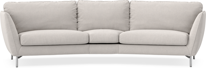 Madison - 3-sits soffa svängd, 90 cm - Grå