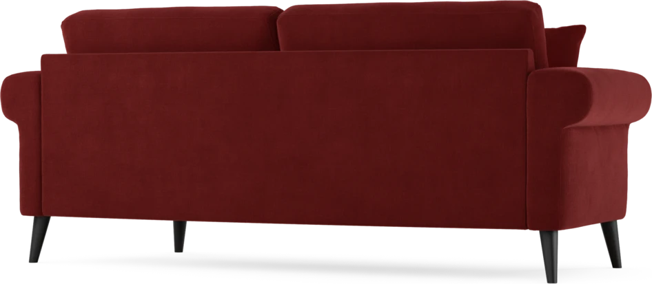 Eden - 2,5-sits soffa svängd - Röd