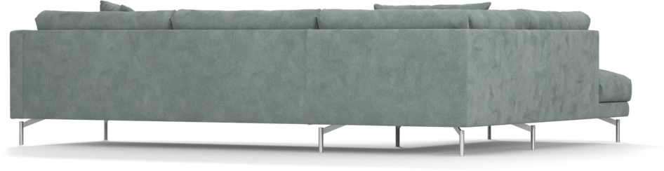 Harper - 3-sits soffa med divan vänster - Blå