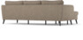 County - 3-sits soffa med flyttbar schäslong - Beige