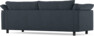Cherrie - 3-sits soffa, fast klädsel - Blå