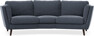 Madison - 3-sits soffa svängd, 70 cm - Blå