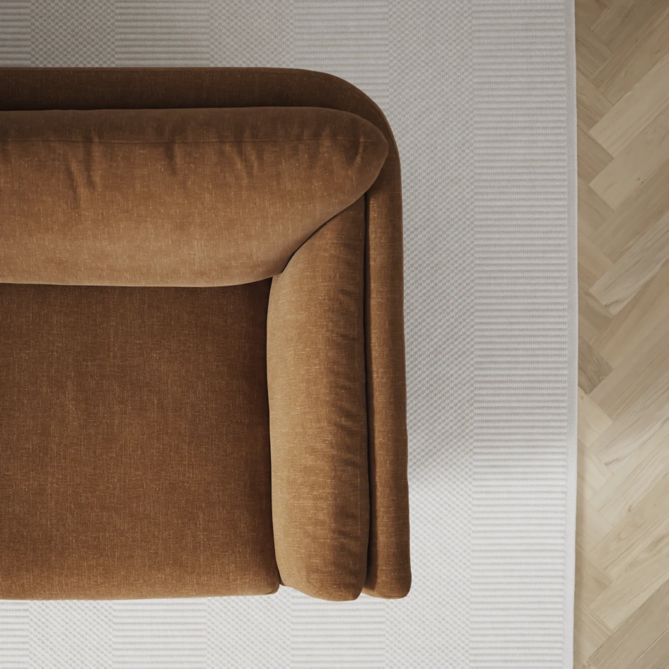 Madison Klädsel - Klädsel till 3-sits soffa - Brun