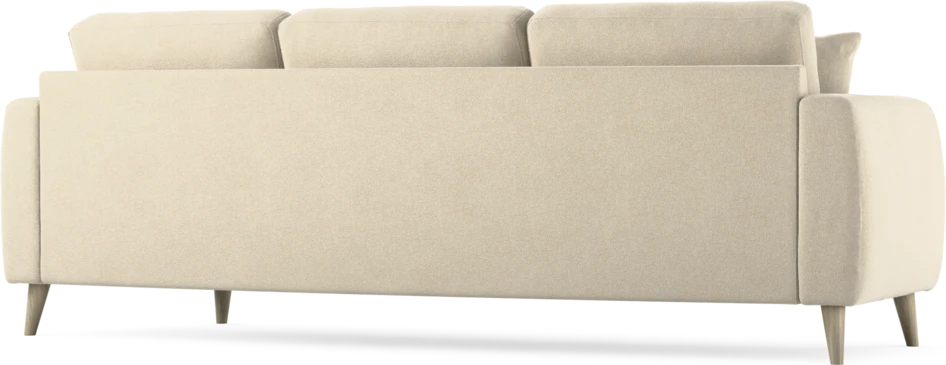 Eden - 3-sits soffa svängd - Beige