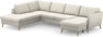 County - 3-sits soffa med divan vänster och schäslong höger - Vit