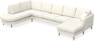 Eden - 3-sits soffa med divan vänster och schäslong höger - Vit