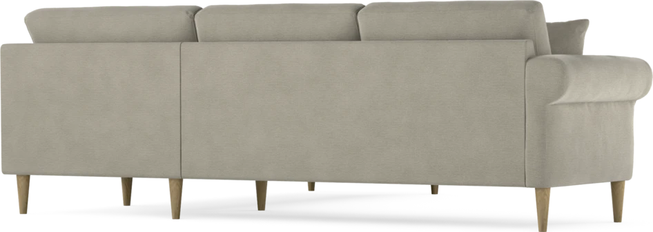 Eden - Hörnsoffa, 2,5+2,5-sits - Brun