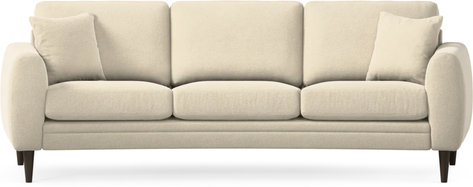 Eden - 3-sits soffa svängd - Beige
