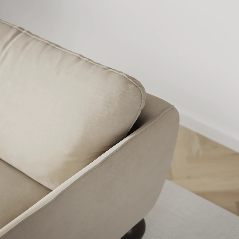 Madison Lux - 2-sits soffa med divan vänster och schäslong höger - Beige