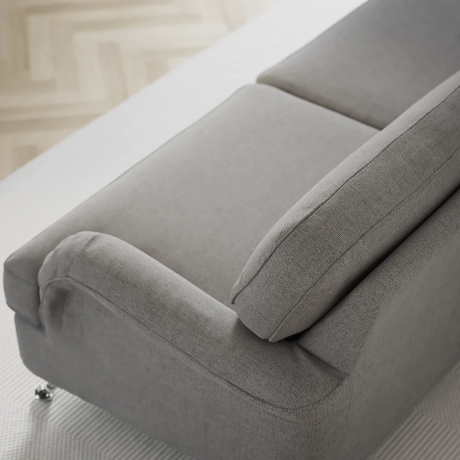 Oxford - 3-sits soffa svängd - Grå