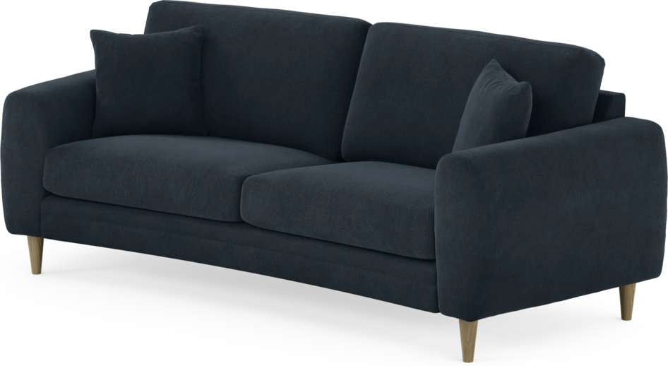 Eden - 2,5-sits soffa svängd - Blå