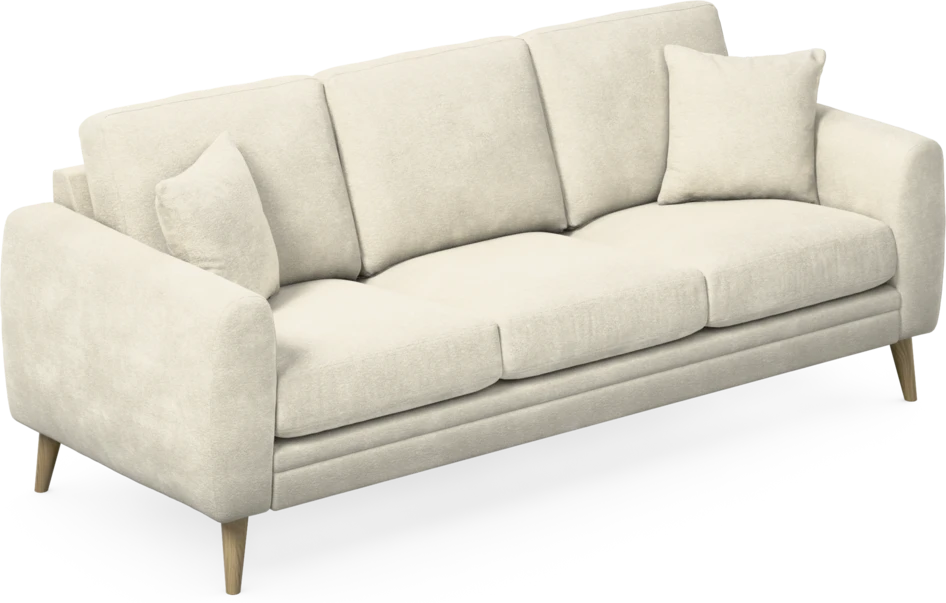 Eden - 3-sits soffa - Vit