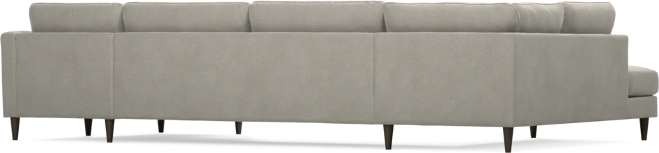 Bridge - 3-sits soffa med divan vänster och schäslong höger - Grå