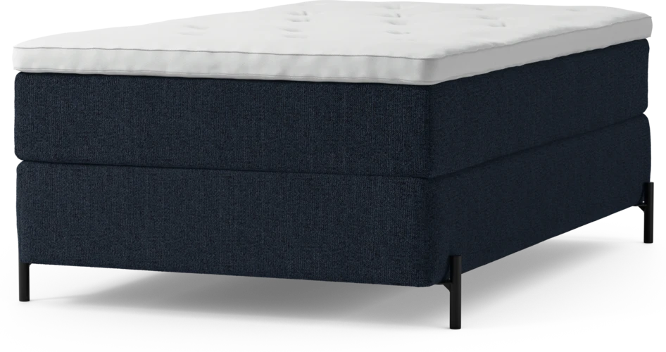 Delux Exclusive - Kontinentalsäng, enkelsäng 120 cm med bäddmadrass och sängben