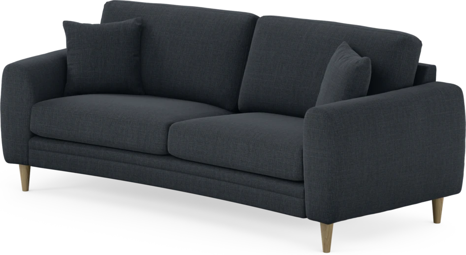 Eden - 2,5-sits soffa svängd - Blå