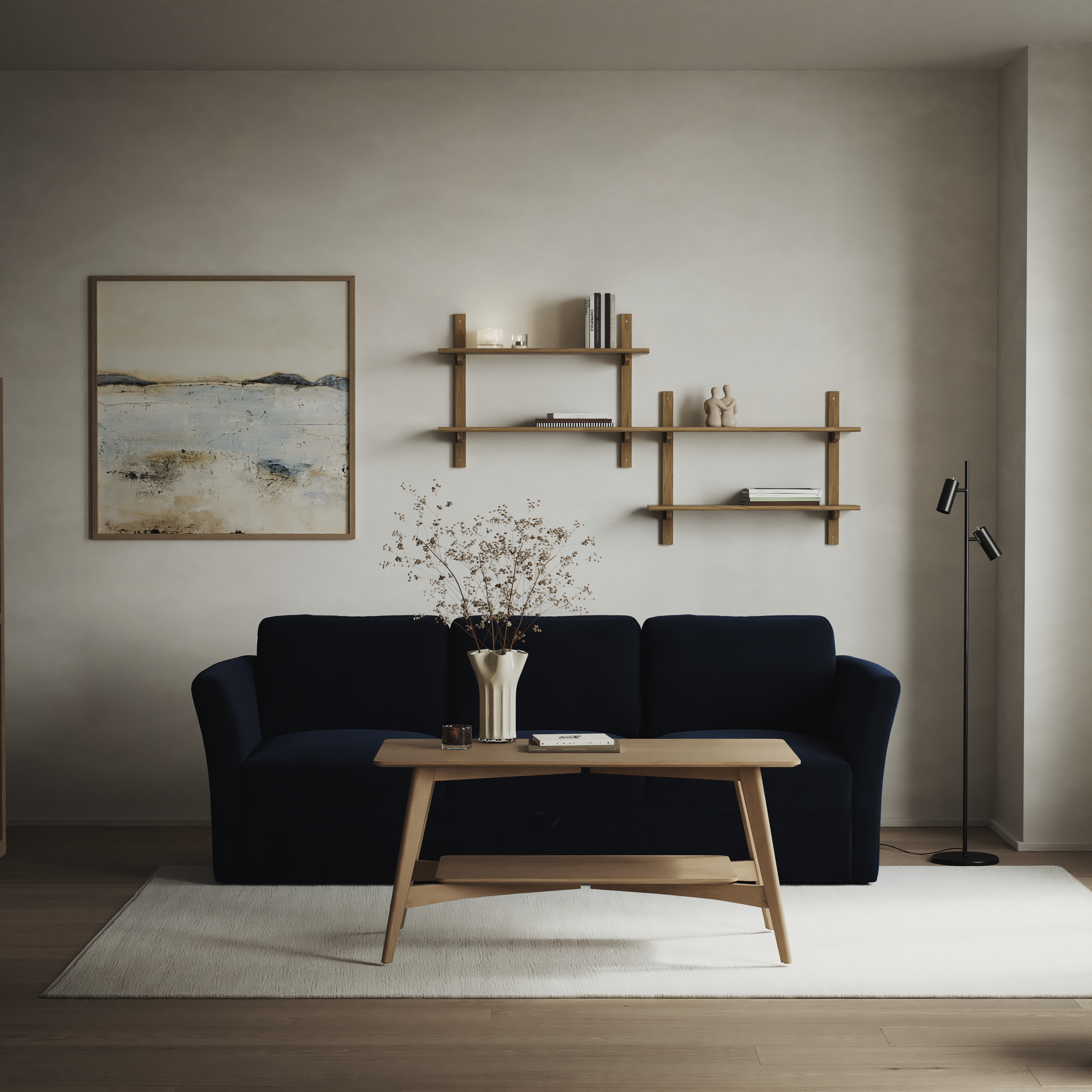 Öland - Bäddsoffa 3-sits, längsbäddad - inspiration